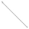 14k White Gold Diamond Figure 8 Link Bracelet