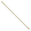 14k Diamond Figure 8 Link Bracelet