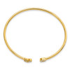 14k Diamond X & O Cuff Bangle