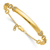 14k Diamond ID Bracelet