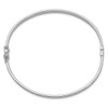 14k White Gold 4mm Hinged Bangle