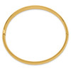 14k 5/16 Oversize High Polished Hinged Bangle Bracelet