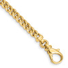 14k 4.5mm Hand Polished Fancy Link Bracelet