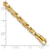 14k 4.1mm Hand-polished Byzantine Link Bracelet
