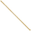 14k 4.1mm Fancy Barrel Link Bracelet