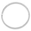 14k 3/16 White Gold Hinged Baby Bangle