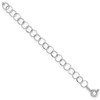 14K WG Circle Bracelet