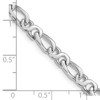 14k WG 4.8mm Hand Polished Fancy Link Bracelet