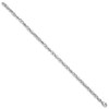 14k White Gold 4.1mm Polished Fancy Link Bracelet