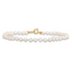 14k Madi K 3-4mm White Egg Shape FW Cultured Pearl Bracelet