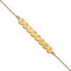 14K 8 Letter Bubble Bracelet