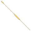 14K 5 Letter Bubble Bracelet