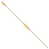 14K 3 Letter Bubble Bracelet