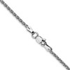 14K White Gold 1.75mm Parisian Wheat with Lobster Clasp Chain