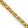 14K 1.9mm Diamond-cut Parisian Wheat with Lobster Clasp Chain