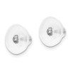 Silicone Sliders 14K WG Disk 1 Pair
