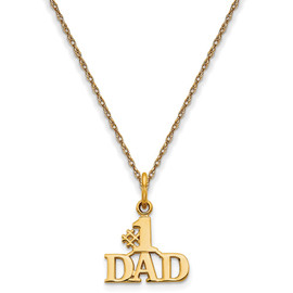 14k #1 DAD Necklace