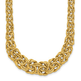 14k Graduated Byzantine Necklace