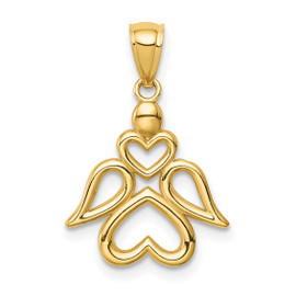14K Angel Pendant