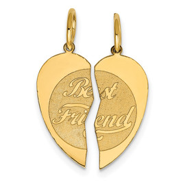 14K 2-piece BEST FRIEND Charm
