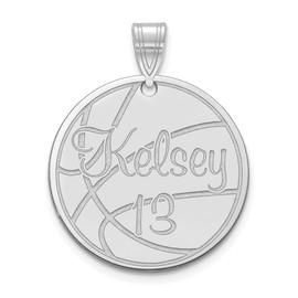 14KW Medium Customized Circle Pendant 14KW Medium Customized Circle Pendant