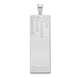 14KW 4 Name Family Pendant