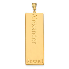 14K 1 Name Family Pendant
