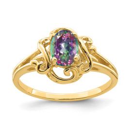 14k Mystic Fire Ring