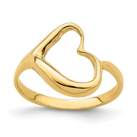 14K Tilted Heart Ring 14K Tilted Heart Ring