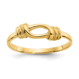 14K Love Knot Band