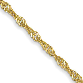 10k 1.4mm Singapore Chain