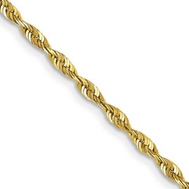 10k 2.0mm 10 inch Extra-Light D/C Rope Chain