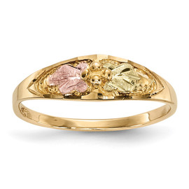 10k Tri-Color Black Hills Gold Ring