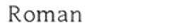 Roman