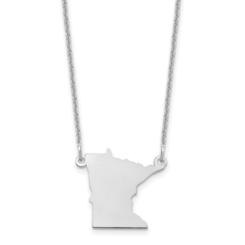 14KW Minnesota State Necklace