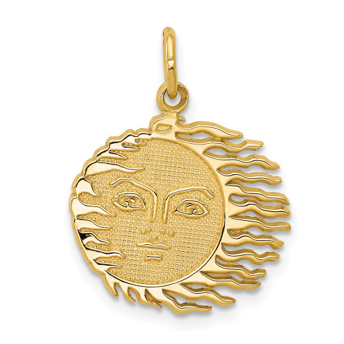 14k Flaming Sun Charm 14k Flaming Sun Charm