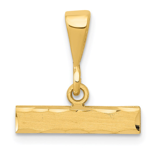 14k Large Diamond -cut Top Pendant 14k Large Diamond -cut Top Pendant