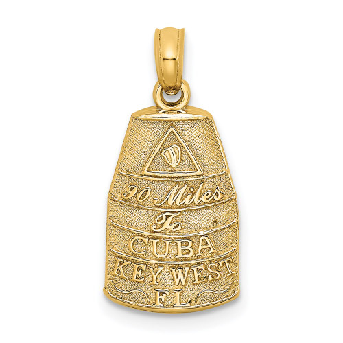 14K Small Southern Most Point USA / KEY WEST FL Charm