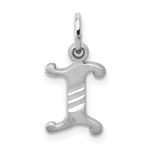 10KW Diamond-cut Initial I Charm