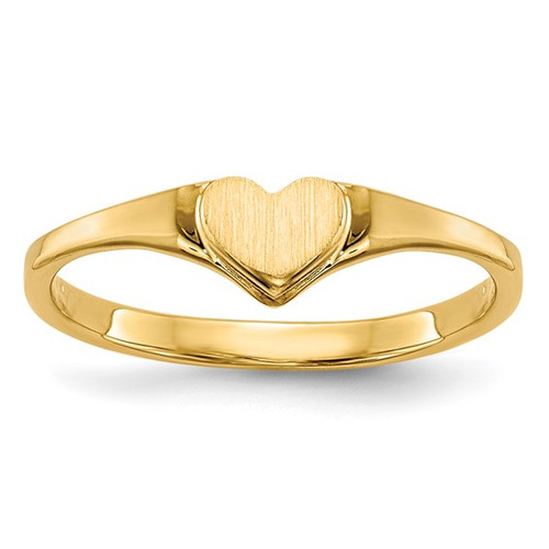 10k Children's Heart Ring