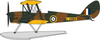 OX72TM010 | Oxford Die-cast 1:72 | D.H.82 Tiger Moth RAF Floatplane L-5894