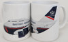 BAMUGLANDOR | Gifts Mugs | Coffee Mug - Boeing 747-400 BA Landor Caricature