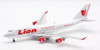 IF744JT0422 | InFlight200 1:200 | Boeing 747-412 Lion Air PK-LHG (with stand)