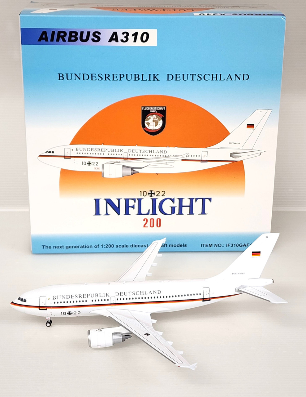 エアバス A310 1/200 INFLIGHT インフライト ハウスカラー www.JetCollector.com: Airbus House Livery A310 w/stand F