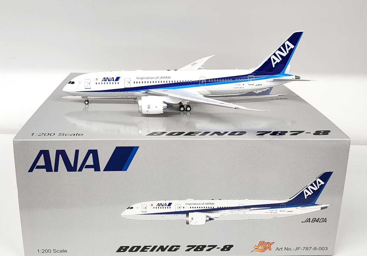 JF-787-8-003 | JFox Models 1:200 | Boeing 787-8 ANA Air Japan 