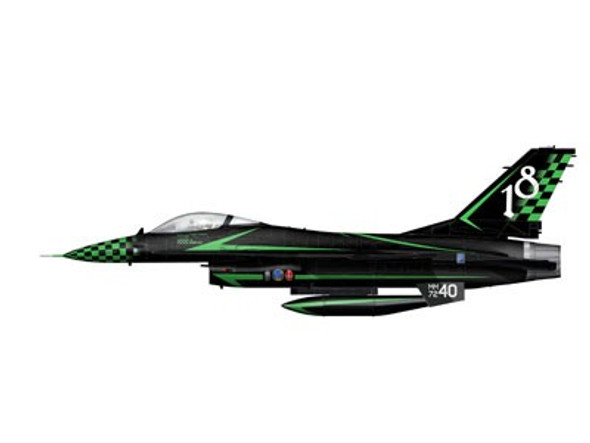 HA3819 | Hobby Master Military 1:72 | General Dynamics F-16ADF Aeronautica Militare Italiana 37 Stormo, 18 Gruppo/CIO, 1000 Hours, Birgi AB, TrapaniSicily 2009
