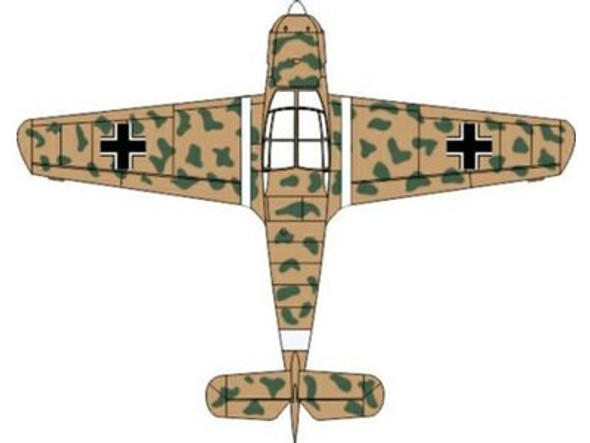 AC047 | Oxford Die-cast 1:72 | Messerschmitt Bf 108 Rommel's Desert Taxi, 1942