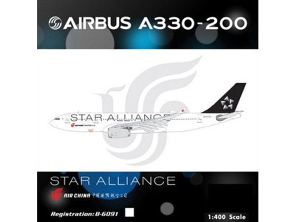 PH10896 | Phoenix 1:400 | Airbus A330-200 Air China B-6091 (Star Alliance)