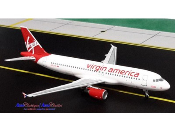 ACN627VA | Aero Classics 1:400 | Airbus A320 Virgin America 'Here Come the Angels!' N627VA