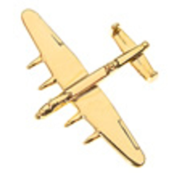 CL018 | Clivedon Collection Pin Badges | AVRO Lancaster 22ct Gold plated pin badge
